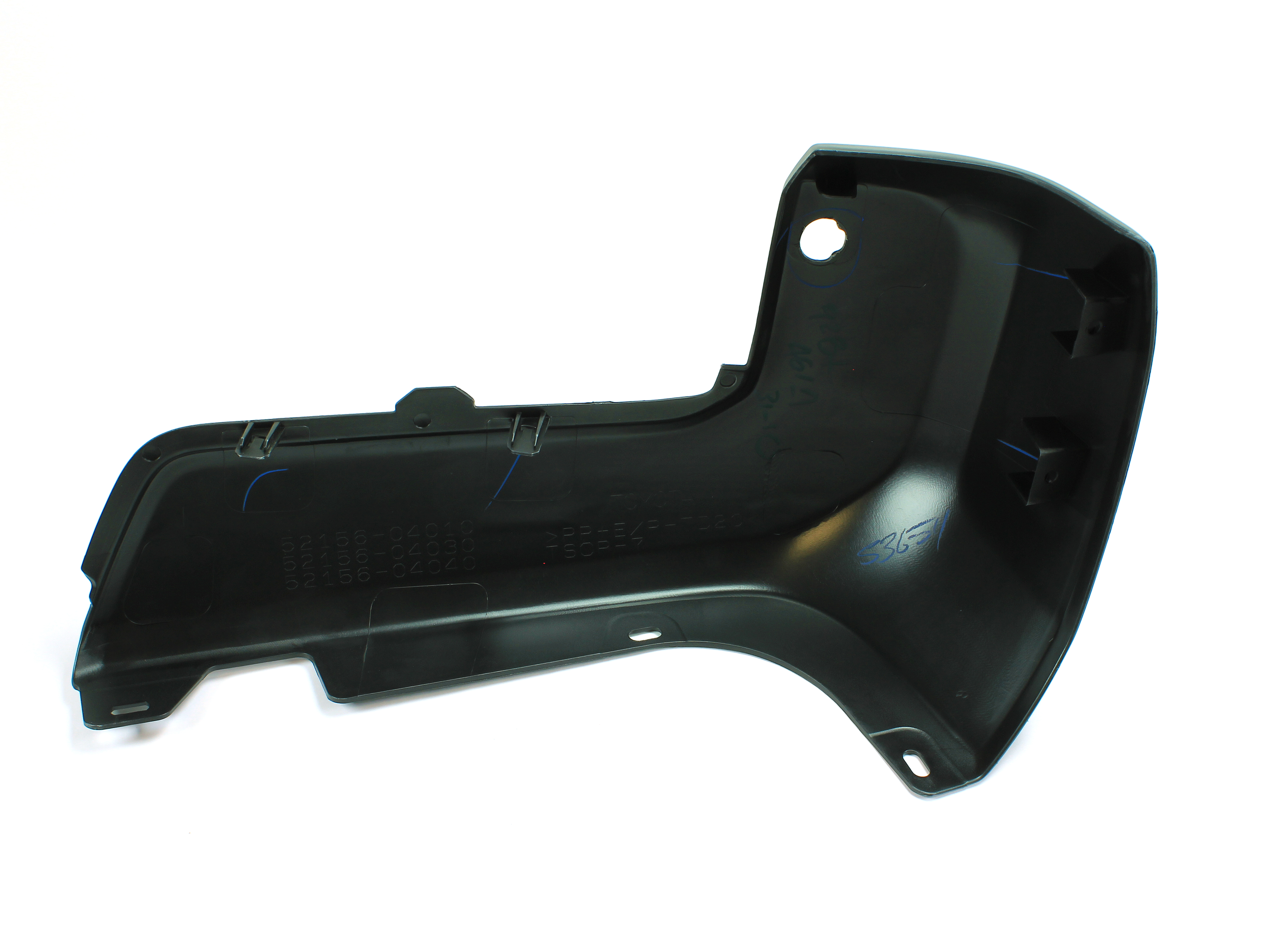 Rear Driver Side Bumper End Extension For Toyota 4Runner – 1999-2002 – Primed Steel – Replaces 5210735900