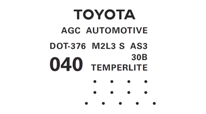 Toyota Back Window Assembly #64810-AK040 | Autoparts.toyota.com