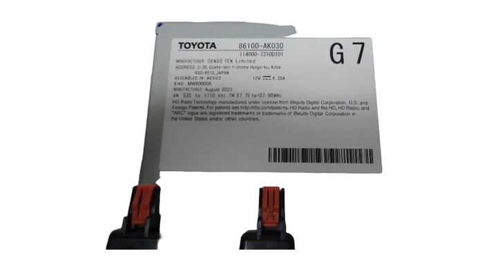 Toyota Radio & Navigation Receiver Assembly #86100-AK030